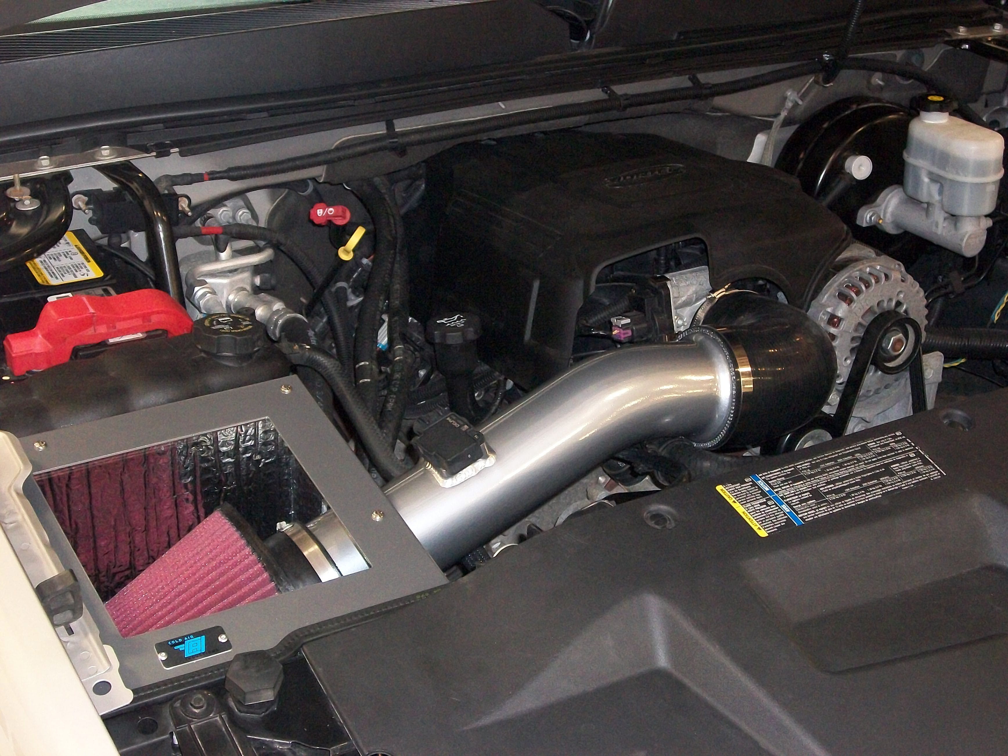 Cold Air Inductions 20142016 5.3L, 6.2L Silverado Intake System PCM