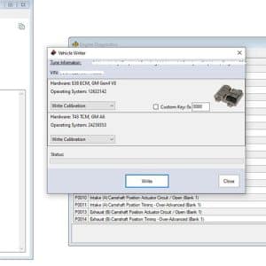 writing with hp tuners